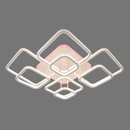 Люстра LED SIRIUS DK5868B/8 WH (RGB) 552W+14W