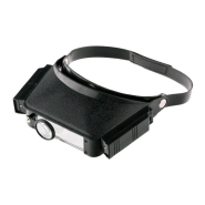 Лупа с дополнительными линзами, с подсветкой, для крепления на голове SPARTA