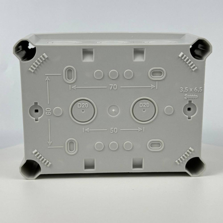 Коробка распределительная СКІМ B1102014, 163х123х68 (КH160), без отв. IP67, серая