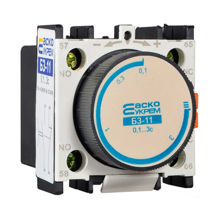 Блок задержки АСКО-УКРЕМ БЗ-11 (задержка 0,1-3 сек. при выключении) (LA2-DR0), A0040050001 - 1