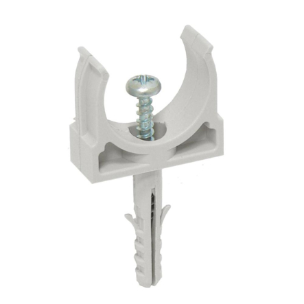 Держатель с защелкой и дюбелем CT20, IЕК, CTA10D-CT20-K41-100 - 1