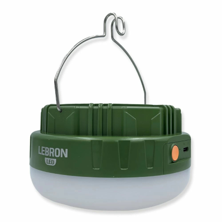 Фонарь кемпенговый аккумуляторный LED LEBRON L-HL-620, ABS, 18W, 2000mAhх2 Li-Ion, USB, 15-16-20