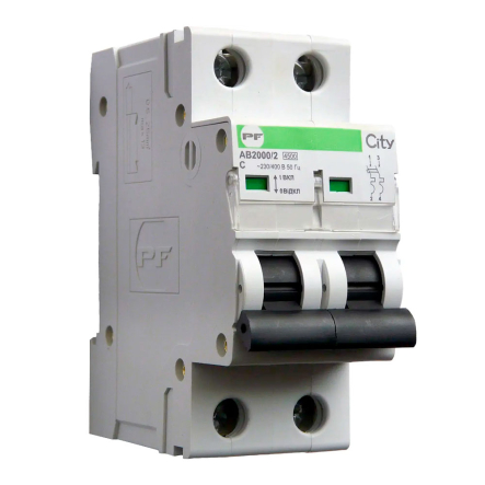 Автоматический выключатель Promfactor City АВ2000, 2P, 10A, C 4,5kА - 1