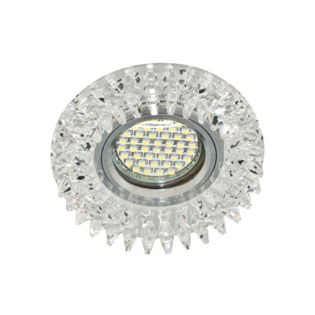 Светильник точечный Feron CD2540, MR-16, G5.3, прозрачный, LED подсветка, 6500K, RGB, 4570 - 1