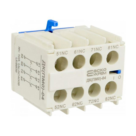 Контакт дополнительный АСКО-УКРЕМ для ПМ-0 ДК(ПМ0)-04 (LA1-KN04), A0040050058