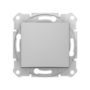 Выключатель кнопочный Schneider Electric Sedna, алюминий, SDN0700160