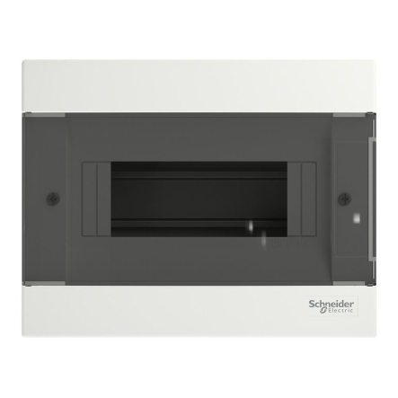 Щит пластиковый Schneider Electric Easy9 EU, навесной, дымчатые двери 1ряд /8м, EZ9EUC108