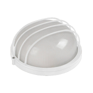 Светильник IEK НПП 1106, 100W, белый/круг, металл, с решеткой, IP54, LNPP0-1106-1-100-K01