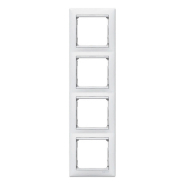 Рамка четверна вертикальна LEGRAND Valena, 774458, біла