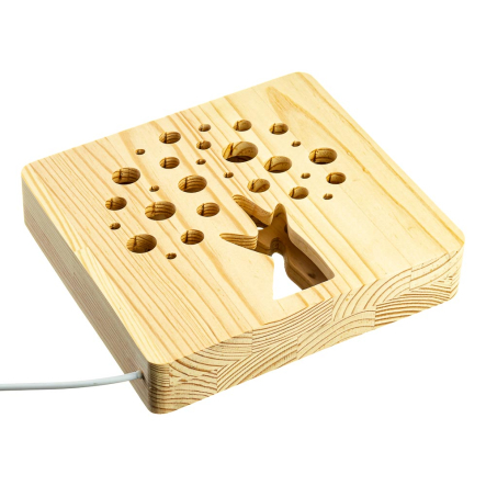 Ночник LED деревянный Деревцо (RGB/2)