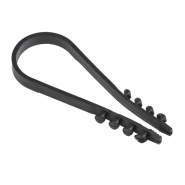 Дюбель хомут IEK UHH36-19-25-100, 19-25мм, нейлон, черный, петля монтажная, упак.- 100 шт.