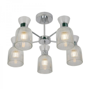 Світильник Ardero BL1650-3ARD SHARLOTT, під лампу E14х5, ⌀530х330мм, хром