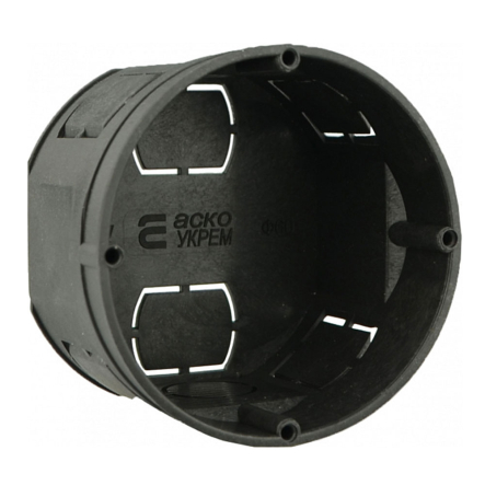 Коробка установочна АСКО-УКРЕМ ПР-100, ᴓ 60 мм - 1