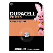 Батарейка Duracell CR1220 3В спеціальна літієва батарейка типу таблетка, 1шт., 5011150