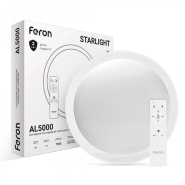 Світильник LED Feron, AL5000, STARLIGHT, 100W, 7500Lm, 3500-6400K, 770х90 мм, 6052
