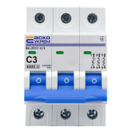 Автоматический выключатель АСКО-УКРЕМ ВА-2017 3р, 3А С, A0010170040
