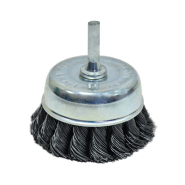 Щетка-крацовка &quot;Чашка&quot;, закрученная со шпилькой 75мм