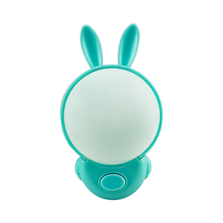 Нічник світлодіодний Horoz Electric BUNNY 2CCT 1W блакитний зайчик, 085-005-0001-011 - 1