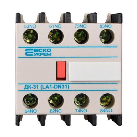 Контакт дополнительный АСКО-УКРЕМ ДК-31 (3HO+1НЗ), A0040050013