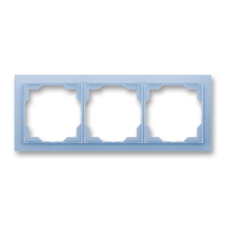 Рамка тройная Neo білий/синий лед - 1