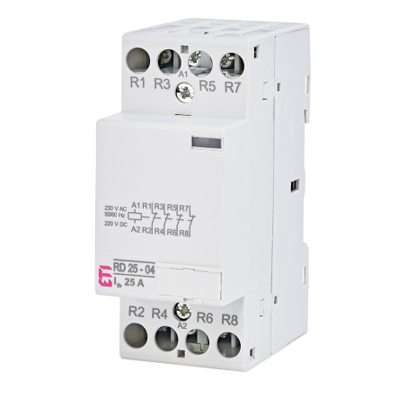 Контактор модульный ETIMAT RD 25-04 (230V AC/DC) (AC1), 2464016 - 1