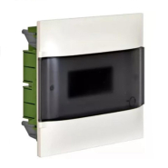 Щиток вбудований Legrand Ekinoxe NX 1*8m прозорі дверцята, 601054