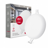 Світильник врізний MAXUS SP Edge, 24W, 4100K, 2160Lm, коло, Ø173 мм, 1-MSP-2441-C