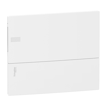 Щит розподільчий вріізний Schneider Electric Mini Pragma на 12 модулів, білі двері, MIP22112 - 1