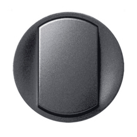 Лицевая панель выключателя 1-кл., LEGRAND Celiane, 064900, графит - 1