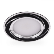 Світильник світлодіодний FERON AL777, 5W, 4000K, 400Lm, круглий, вбудований, 93х28мм, чорний, 4930