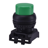 Кнопка-модуль выпуклая ETIMAT EGF-R, зеленая, 4771261