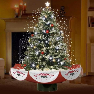 Елка музыкальная Sirius 18030 U 075-RS падающий снег, 60х75 см, 25 новогодних мелодий