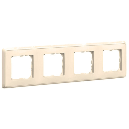 Рамка 4 поста Legrand Cariva, 773754, слоновая кость - 1