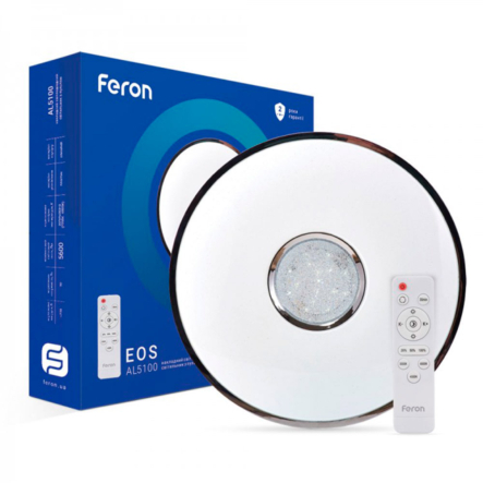 Светильник LED Feron, AL5100, EOS, 70W, 5600Lm, 2700-6500K, 490x85 мм, 7524 - 1