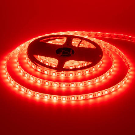 Светодиодная лента красная 12V smd5050 60led/м 14,4W/м IP20 MTK 1015422 - 1