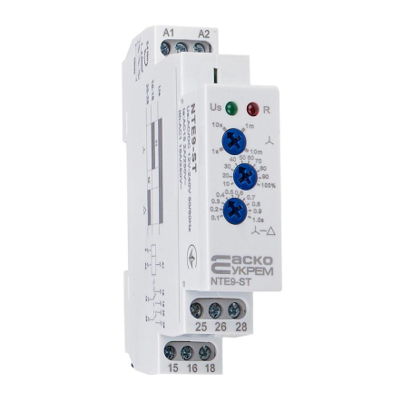 Реле часу зірка/трикутник АСКО-УКРЕМ NTE9-ST AC/DC 12-240V, A0010240010 - 1