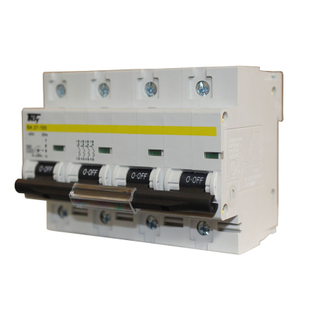 Автоматический выключатель TNSY ВА27-100, 4P, D 80 A, 10 kA, 5504918 - 1
