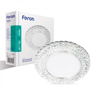 Светильник точечный Feron 7315, 5W, прозрачный, LED подсветка, 4000K, 5881