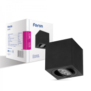 Світильник накладний FERON ML303 під лампу MR16/GU10, IP20, 80х90мм, 6539