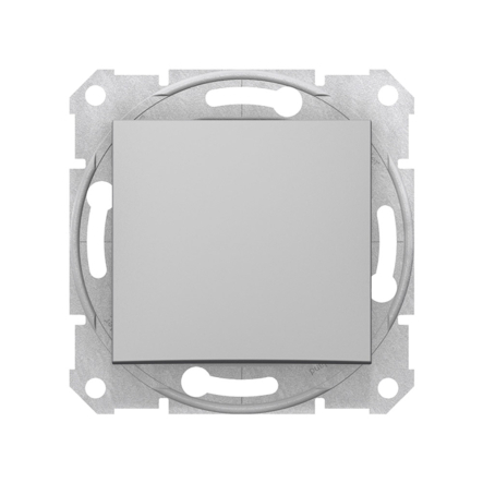 Вимикач кнопковий Schneider Electric Sedna, алюміній, SDN0700160 - 1