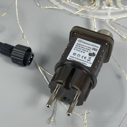 Гирлянда LED Нитка LED900 30м, + пульт, USB, Белый свет