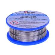 Припій олов'яно-свинцевий Sn60Pb40-SW26, діам.-1,2мм, 100гр. на котушці