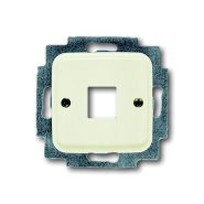 Центральная пластина для телефонной розетки слоновая кость