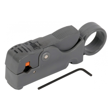 Інструмент для зачистки і обрізки коаксіального кабелю ITK TS2-GR10 - 1