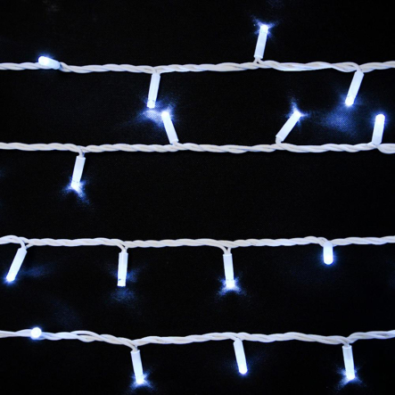 Гирлянда внешняя DELUX, STRING, 200LED, 20м, белая/белая, IP44 - 1
