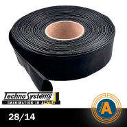 Трубка термоусаживаемая TNSy, ТТН2х1, 28/14 черная, TNSy5503280