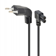 Кабель силовой CEE7/16-C7 (угловой) длина 1 м, 2*0.5 мм кв. Cablexpert, PC-184L