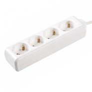 Удлинитель IEK У4 4 места 2Р+РЕ/3м 3х1 мм2 16А/250В, WYP10-16-04-03-Z-N