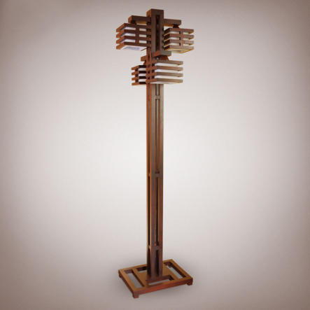 Торшер N&B Light "АМСТЕРДАМ" 14330, 4хЕ27, 1680х480х500 мм - 1