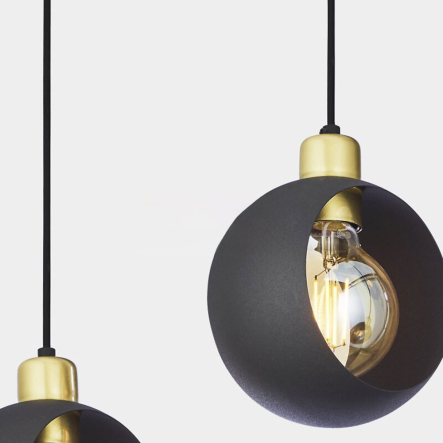 Подвес TK-lighting CYKLOP2743, 3хЕ27х60 Вт, 70х17 см, Н60-110 см, белый/золото